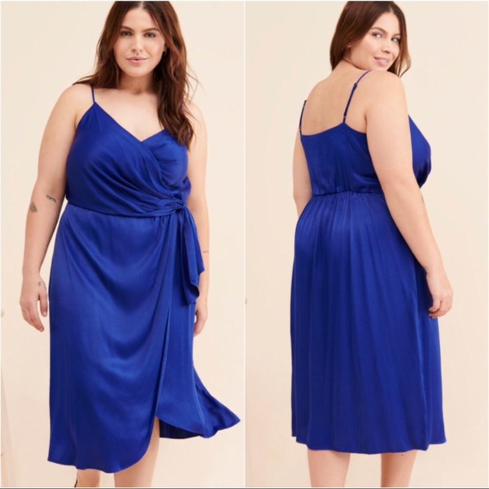 Anthropologie • Giverny Slip Midi Dress